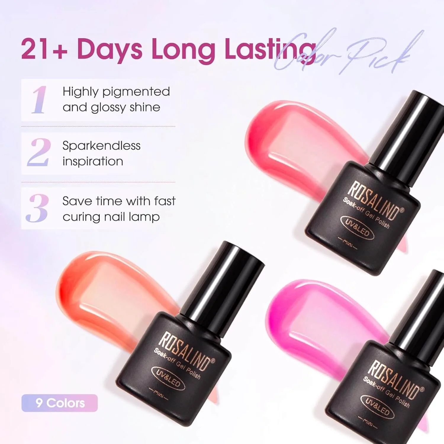 Gel Nail Polish Kit - 9 colors 🔥 Best Offer 🔥 - Image 9