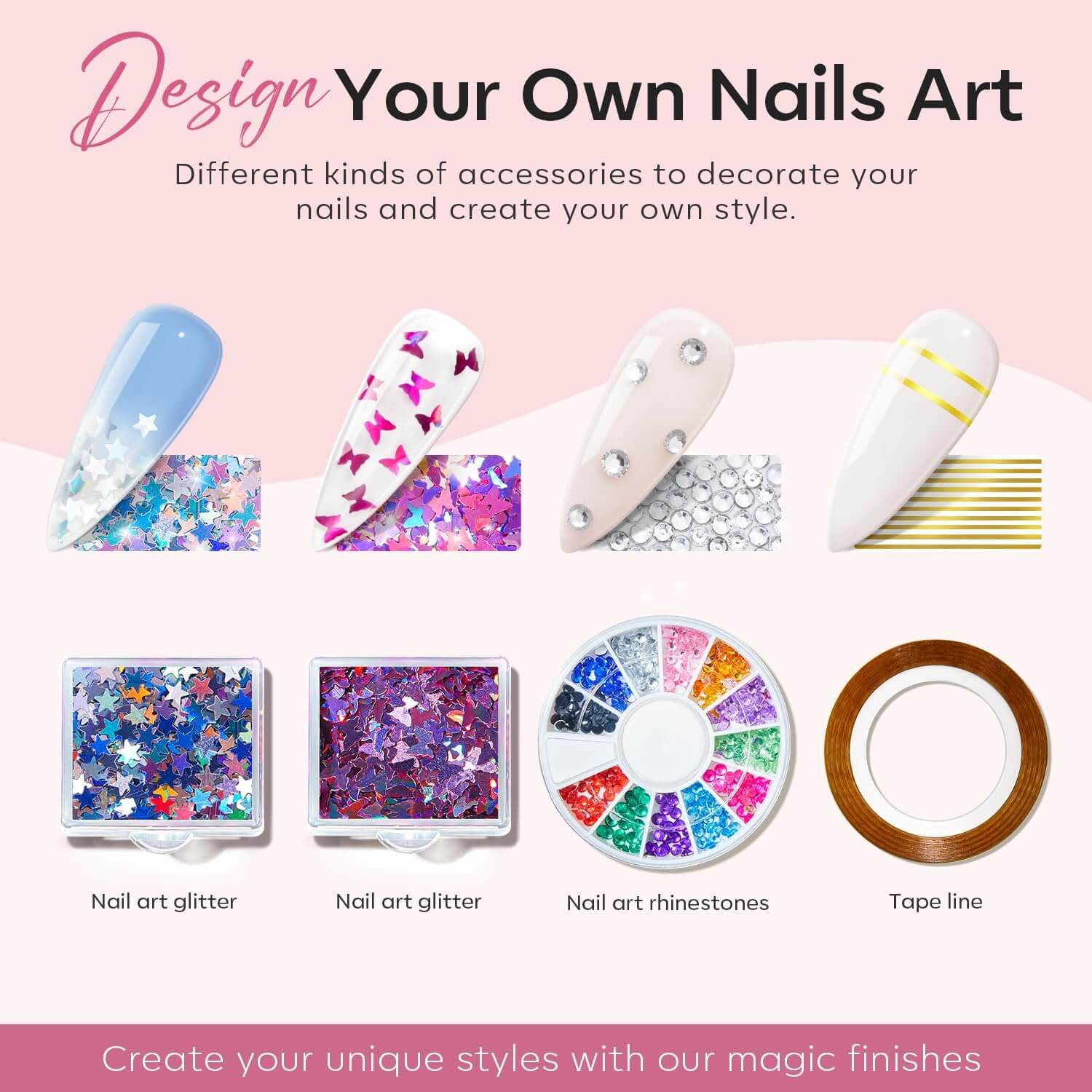 Poly Gel Nail Extension Kit - 32 Colors - Limited Edition - Image 7