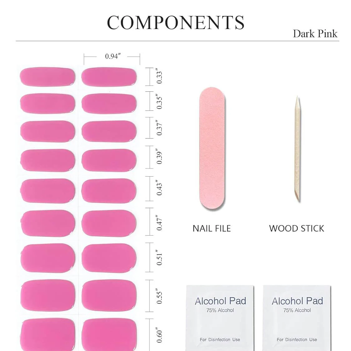 Semi Cured Gel Nail - Winter Vibes - 20 PCS - Image 13